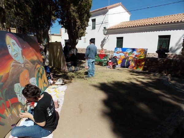 Muralistas de todo el país llenaron de color a Humahuaca
