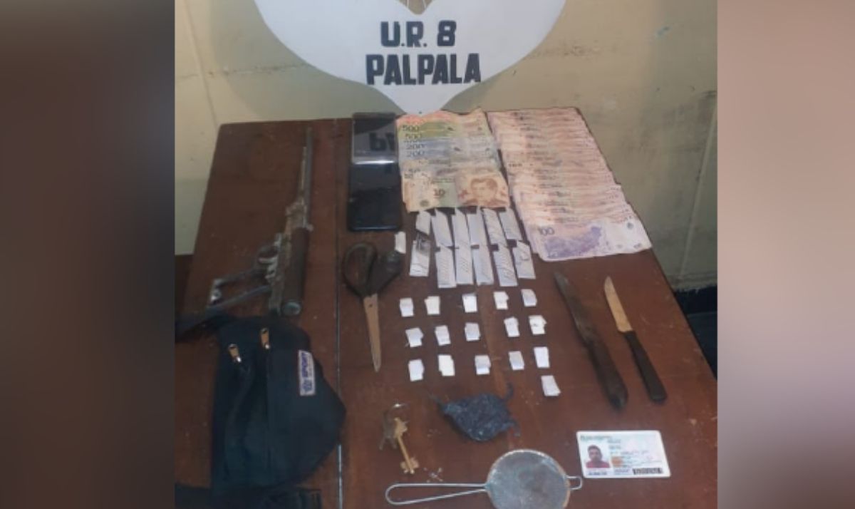 Secuestraron droga, dinero y armas de una casa de Palpalá