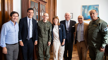 Nahuel Gallo se reunió en el Senado con Patricia Bullrich