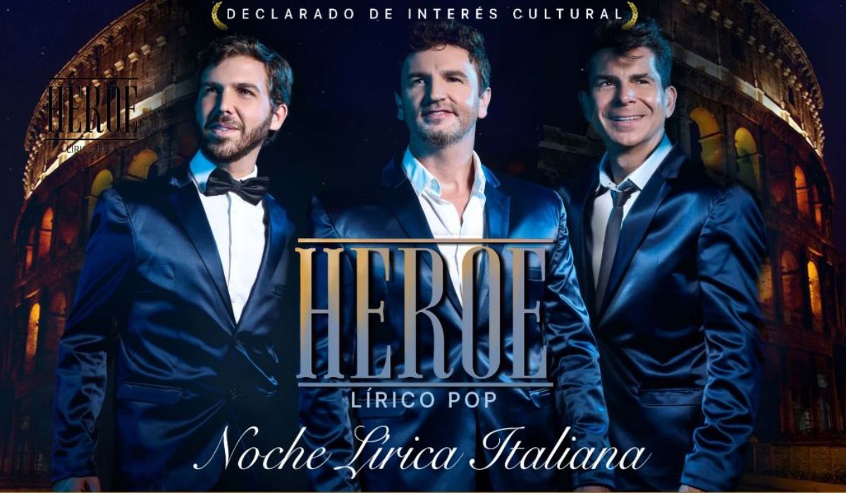 Héroe se presenta en Jujuy con Noche Lírica Italiana