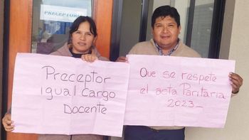 Paro de preceptores en Jujuy: 