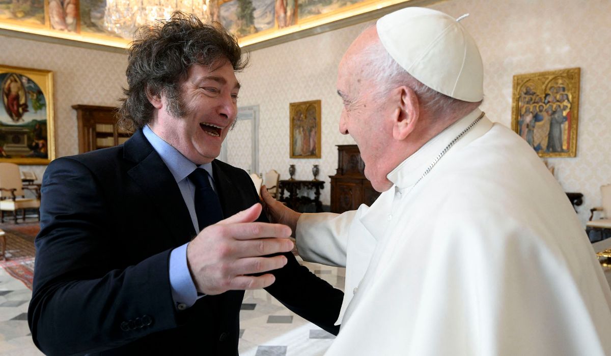 Javier Milei y el papa Francisco estuvieron reunidos por más de una hora en el Vaticano