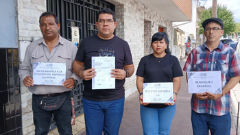 Preocupados por los salarios, municipales piden paritarias al gobierno