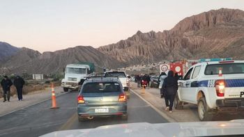 Maimará: un remis giró en 