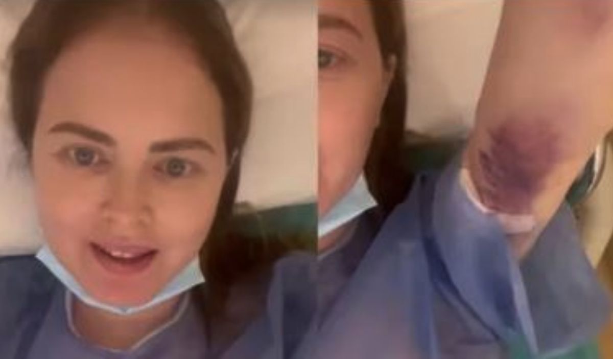 Silvina Luna grabó un video antes que la sedaran y mostró las consecuencias  de la internación