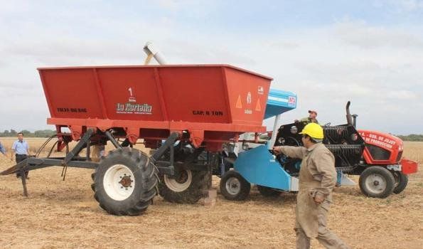 Presentaron a “Pachamama”, la primera cosechadora jujeña
