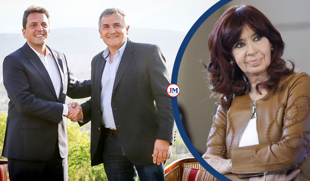 Gerardo Morales, Cristina Kirchner y Sergio Massa, alianza al descubierto