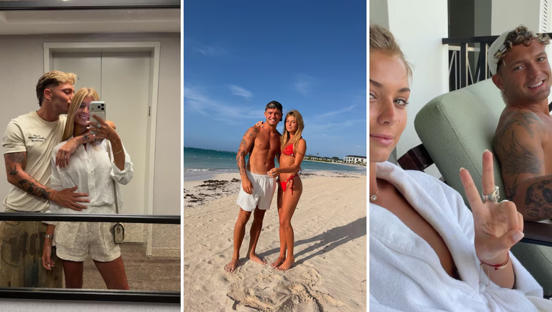 Las paradisíacas vacaciones de Ian Lucas y su novia en Jamaica