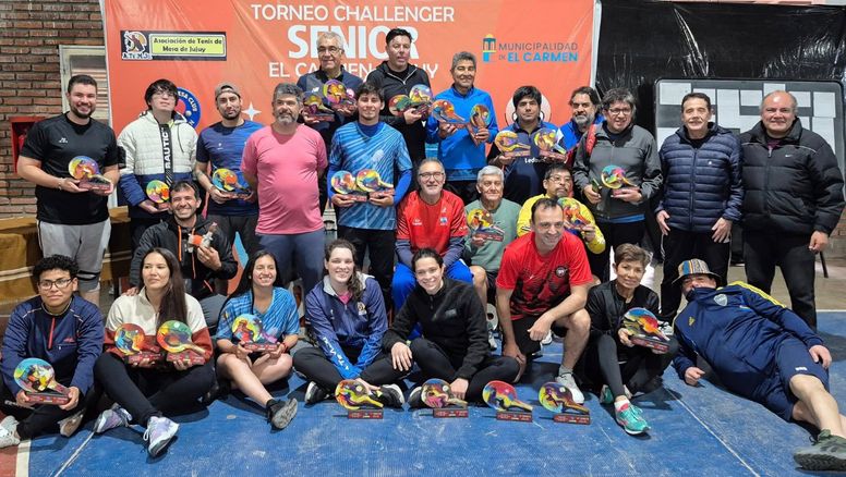 Dominio jujeño en el Challenger Nacional Senior: más de la mitad de los títulos