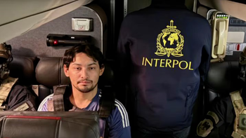 En medio de un importante operativo de seguridad, Matías Ozorio llegó al país