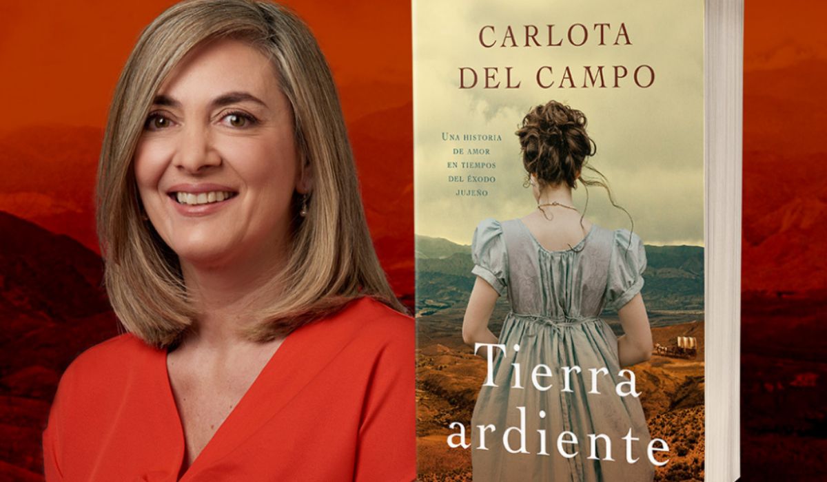 Tierra Ardiente de Carlota del Campo estará en la Feria del Libro
