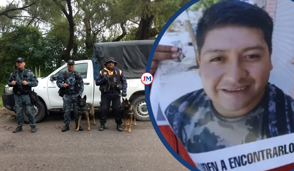 Canes y policías continúan buscando a Sergio Daniel Callata