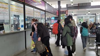 Buen movimiento turístico en la Terminal de Ómnibus