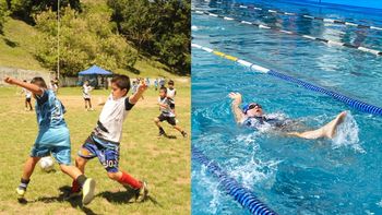 Fin de semana a puro deporte: fútbol y natación en marcha ‍