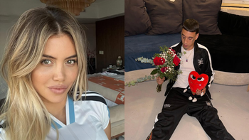 El sugestivo posteo del trapero español Kaydy Cain desde el departamento de Wanda Nara