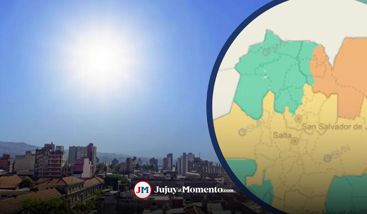 Rige una alerta amarilla por calor extremo en Jujuy