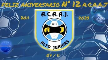 Alto Juniors con nuevo año y pronto a inaugurar sede social