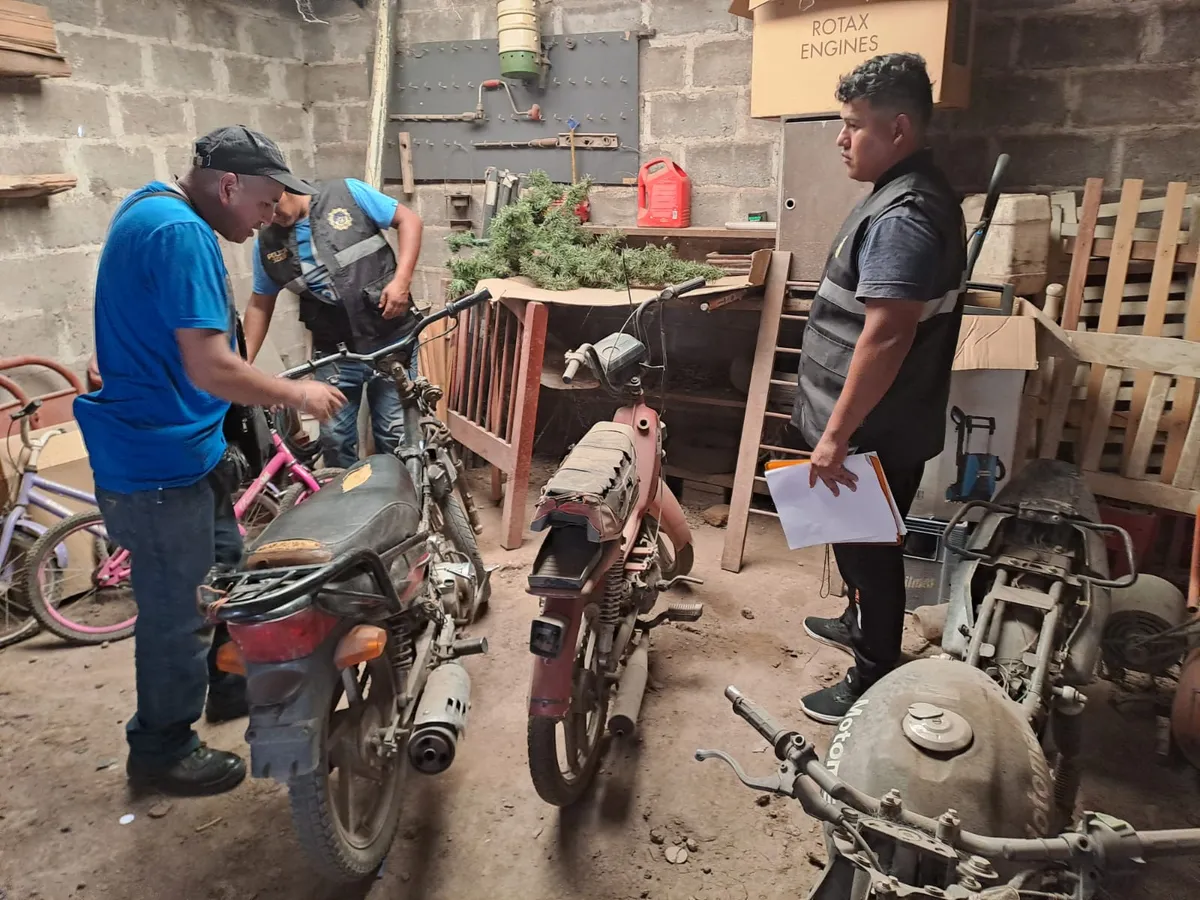 Desarticulan una red de reducción de motos y partes en distintas localidades de Jujuy