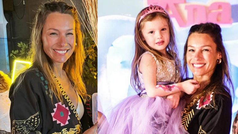 Pampita eligió un look boho chic para la fiesta de cumpleaños de su hija Ana