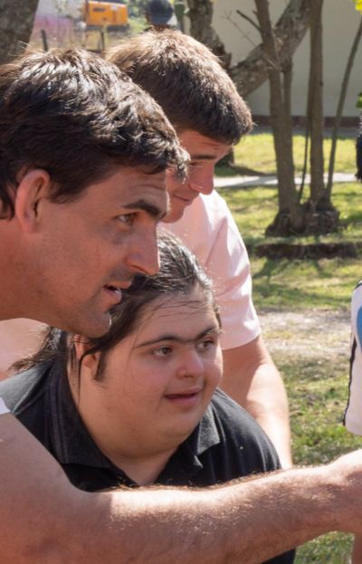 Los Pumas compartieron un momento especial con la Asociación Todos Juntos