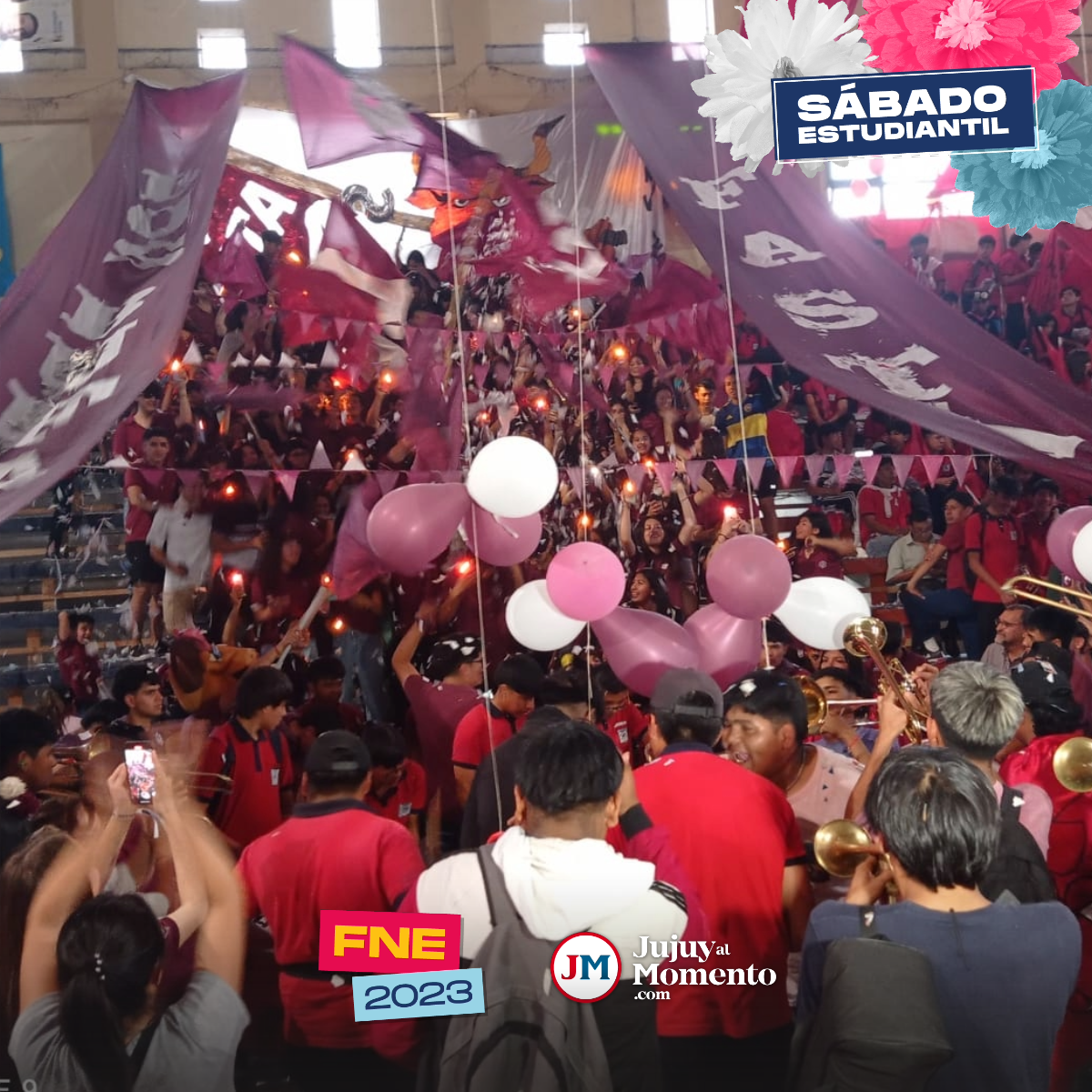 Palpalá: Las hinchadas se lucieron en el segundo sábado estudiantil