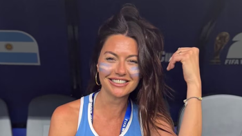La emoción de Sofía Jujuy por el nacimiento de su sobrino durante el partido de Argentina