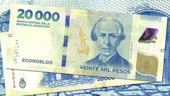 El Banco Central puso en circulación el billete de $20.000: todas las medidas de seguridad