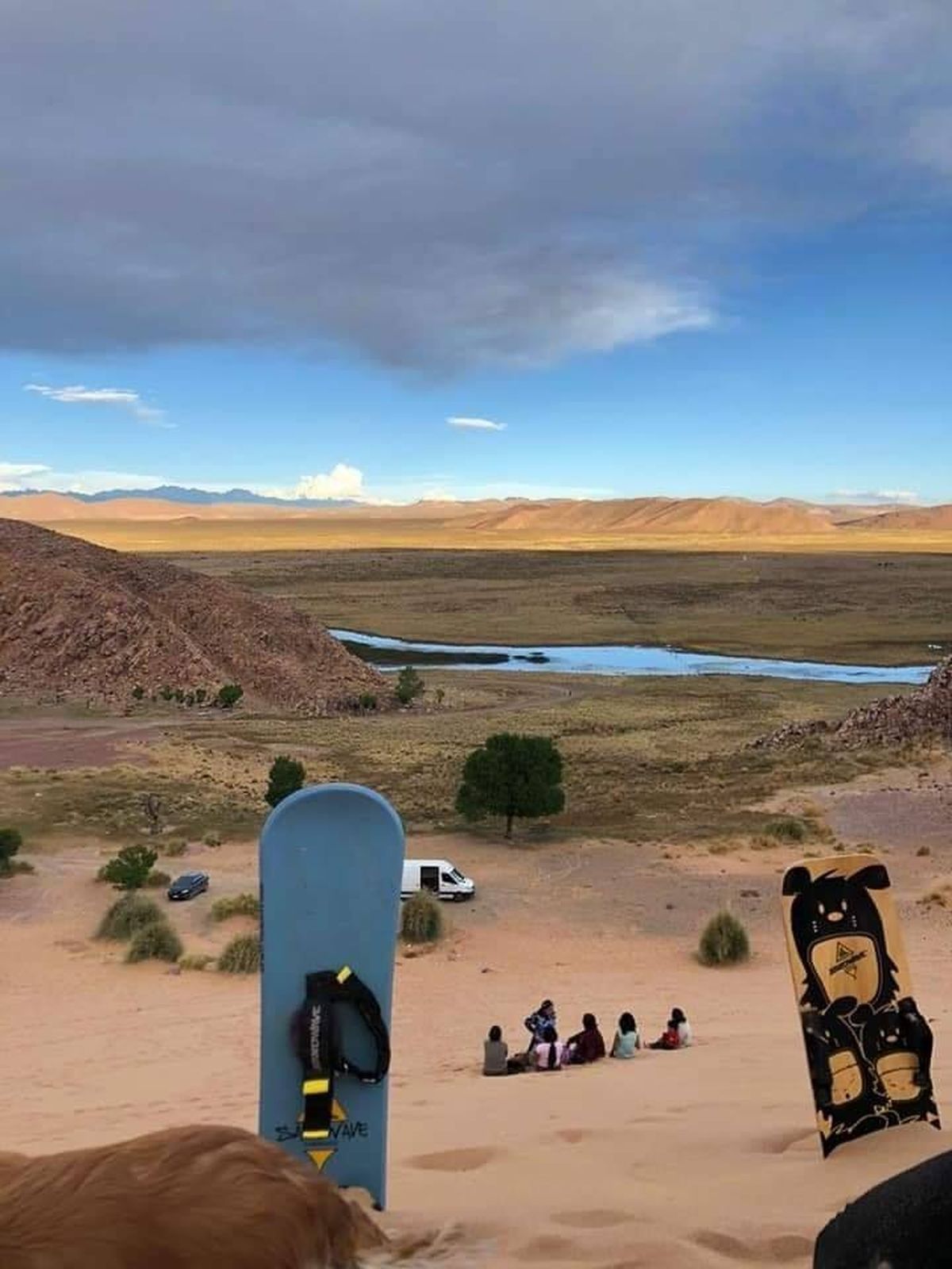 El Huancar, sitio ideal para practicar sandboard en la arena