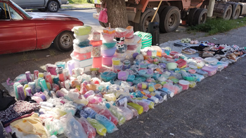 Difícil situación de los vendedores ambulantes: trabajar para el día a día