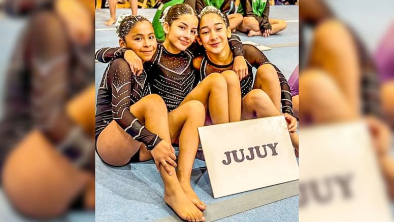 La Gimnasia Artística brilló en los Evita de la mano de tres talentosas jujeñas