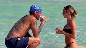 Tini y De Paul revolucionan las redes con sus fotos más románticas en el Caribe