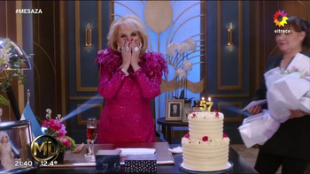 El llanto en vivo de Mirtha Legrand al celebrar 57 años de su programa