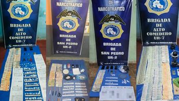 9 detenidos y más de 3.000 dosis de droga en un importante operativo contra el narcomenudeo