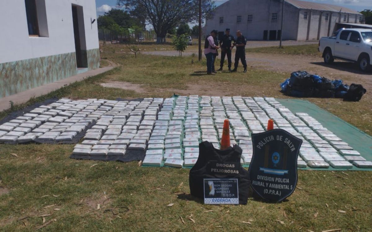 Golpe al narcotráfico: Un extranjero detenido por el traslado de 417 kilos de cocaína