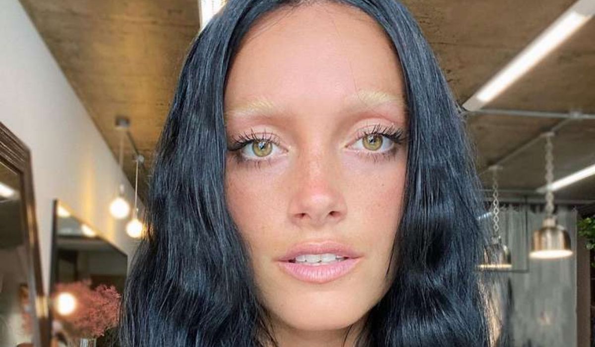 Oriana Sabatini se animó a las Bleached brows, la tendencia de las cejas albinas