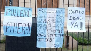 Reclamo de la Policía en Jujuy: 