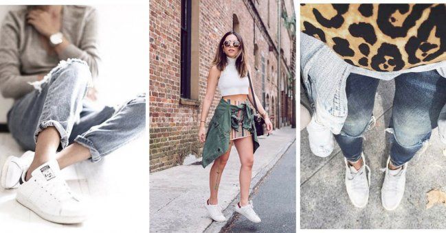 15 looks que demuestran que las zapatillas blancas son la nueva tendencia