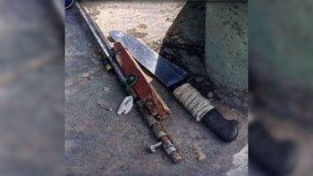 San Pedro de Jujuy: secuestran armas caseras ocultas en pleno centro