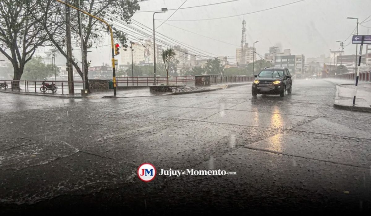 Alerta amarilla por fuertes tormentas para Jujuy