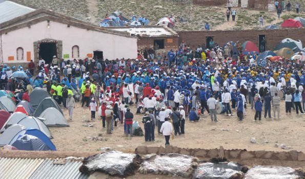 Peregrinación a Punta corral, un rito que se repite año a año