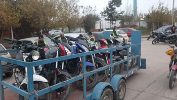 Siguen los controles en la capital jujeña: ahora secuestraron 250 motos
