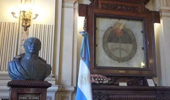 Una réplica de la Bandera Nacional de la Libertad Civil en EE.UU.