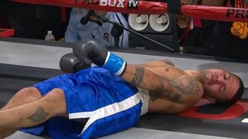 El escalofriante KO que sufrió un boxeador argentino