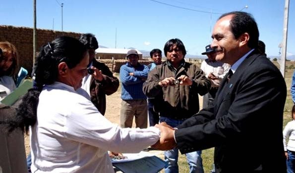 Entregaron documentación de viviendas en La Quiaca