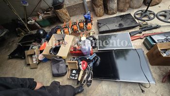 Impactante botín: el arresto por el crimen del sereno destapó una red de robos en Palma Sola