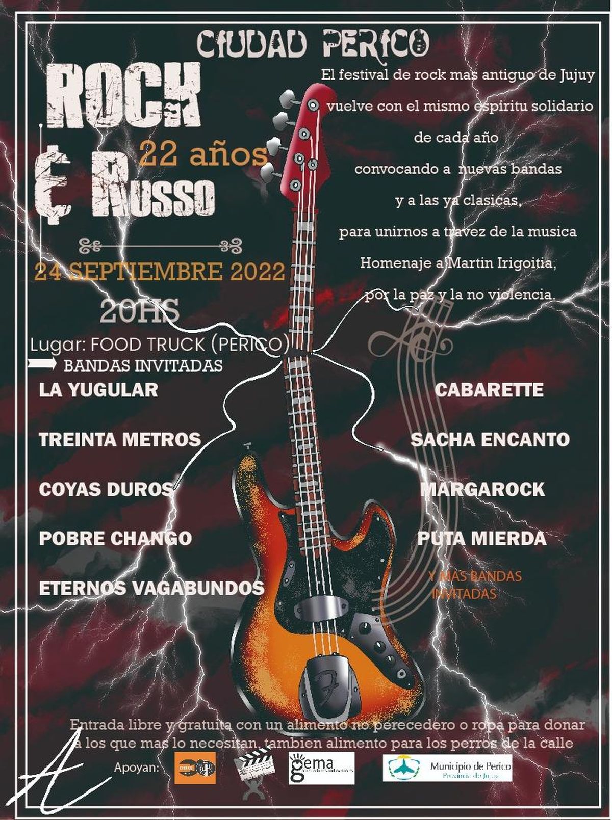 Se reedita el Festival de Rock & Russo con más de diez bandas