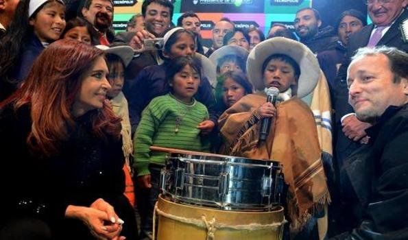 Estudiantes jujeños, primeros visitantes de Tecnópolis 2013