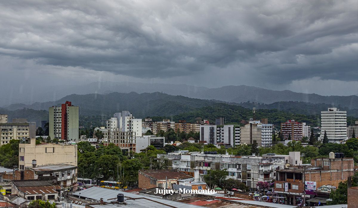 Rige alerta amarilla por tormentas para gran parte de Jujuy