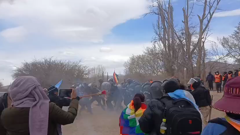 Repudio a la represión en Humahuaca: 