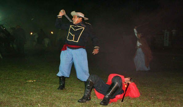 Se realizó la reconstrucción de la “Batalla de León”